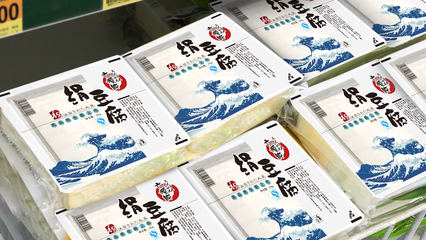 日本六源纯豆制品包装设计